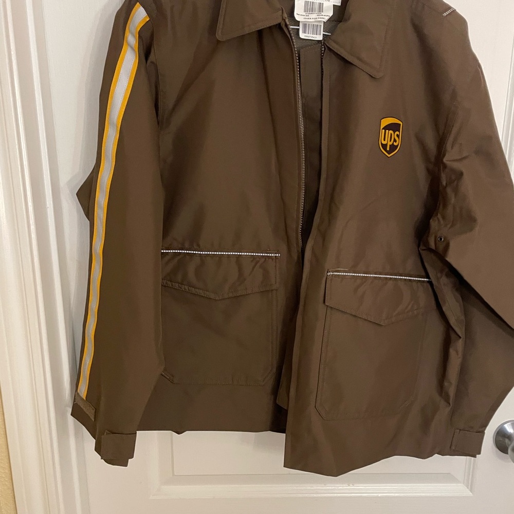UPS Brown and Yellow Lightweight Workwear Jacket